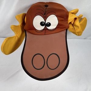 Vintage Rocky Bullwinkle Snapback Hat 1989 Halloween Costume Universal Studios